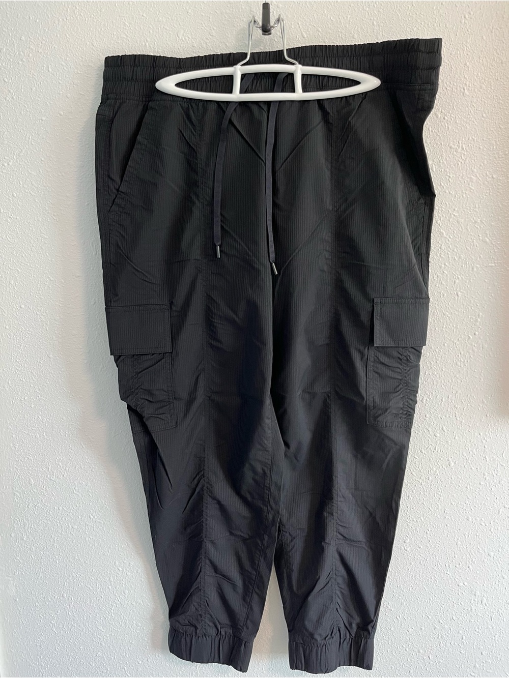 Eddie Bauer Black Cargo Jogger Trousers Size Large